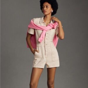 PILCRO DENIM ROMPER